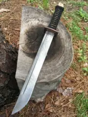Premium Hand Forged Dasmascus Steel Full Tang Hunting Ninja Japanese Sword