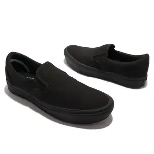 【VANS】休閒鞋 Comfycush Slip-On 男鞋 女鞋 無鞋帶 好穿脫 簡約 街頭風 懶人鞋 黑(VN0A3WMDVND)