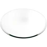 Plymor 14" Round, 5mm Thick Beveled Glass Mirror Circle