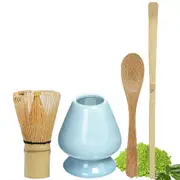 4Pcs Bamboo Matcha Whisk Set Chasen Chashaku Matcha Whisk for Tea Ceremony