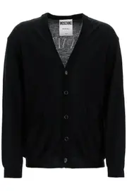 [MOSCHINO] MOSCHINO "classic chic cardigan with 46 Black