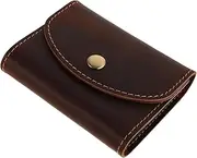 [ifundom] Men Accordion Card Holder Capacity Wallet with Snap Button Closure for Organizing Credit Cards Multiple Slots for Efficient Storage and Easy Access