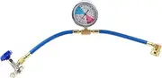 Luxshiny Charge Hose with Gauge Durable Filling Tube Easy to Use Air Conditioning Recharge Tool for Vehicles and