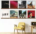 Record Shelves Set of 8 - Vinyl Shelf - Records Display - Record Frame Ledge - L