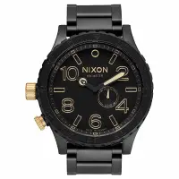 在飛比找Yahoo奇摩購物中心優惠-NIXON The 51-30超越潛能運動腕錶(鋼帶/金)-