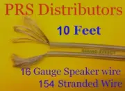 SPEAKER WIRE 16 GAUGE for CAR TRUCK BOAT DJ HOME SPEAKERS AUDIO SYSTEMS 10 feet