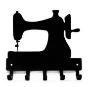 Seamstress Sewing Machine Key Rack/Hanger & Organizer with 5 hooks