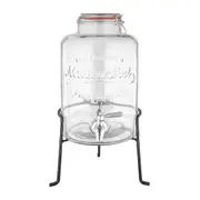 Glass Retro Water Dispenser with Base - 8.5Ltr 460(h)x200(w)x210(d)mm