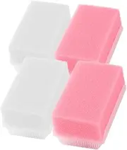 Therapy Brush for Sensory Defensiveness 4 Pack Soft Sensory Brush for Baby Boys and Girls Bath Time