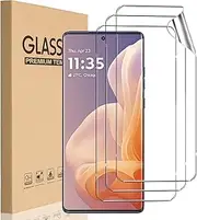 HEYUS [3 Pack] Screen Protector for Motorola G85 5G /Edge 50 Fusion /S50 Neo(6.7 inch), Full Cover HYDROGEL Aqua Screen Protector Curved for Motor G85, Edge 50 Fusion, S50 Neo 2024