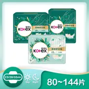 靠得住 Kotex 茶樹舒涼棉(涼感衛生棉) 23cm/28cm/35cm 兩箱組