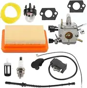 Carburetor For S&TIHL FS120 FS200 FS250 FS250R FS300 FS350 Carburetor Kit Trimmer Ignition With Coil Carburetor For S&TIHL 4134 400 Generator Parts Equipment