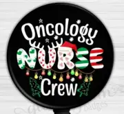 Oncology Nurse Retractable Badge Holder, Merry Christmas Badge Reel Gift -G6663