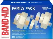 Band-Aid Family Variety Pack, 280 Count