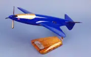Bugatti 100 Prototype Racer Desk Top Display Race Plane Model 1/20 AV Airplane