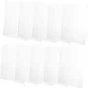 DIYEAH Hard Card Holders for Posters Menus 30pcs Rigid Plastic Sheets for Documents Sheet Protectors