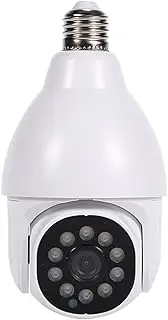 E27 Bulb Security Camera Outdoor, 360° Indoor WiFi Smart Light Socket Cameras for Home Security Cameras with Motion Detection and Alerts, 2-Way Audio