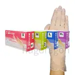 【DRAGON】 三花 H3291 無粉塑膠手套 (100支/盒) PVC手套 塑膠手套 醫用手套 無粉 抽取式 手套
