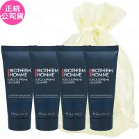 在飛比找Yahoo奇摩購物中心優惠-BIOTHERM 碧兒泉 男仕極量深層潔面霜(40ml)*4