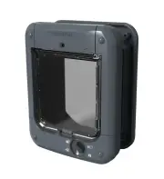 Closer Pets Microchip Activated Cat Door for Entry Control of up to 30 Cats -...