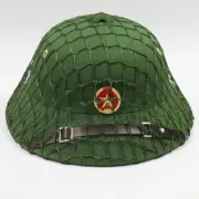 Original Vietnamese Pith Helmet VC Hanoi Vietnam Soldier War Hat Genuine 00066