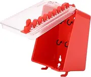 Lockout Tagout Group Lock Box, Loto Group Lock Box with Transparent Panel, Safety Lockout Box Station, Portable Wall Mount Group LockBox 8 Locking Holes