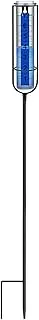 Rain Gauge - Adjustable Height Accurate Rain Gauges | Precipitation Monitor, Large Clear Numbers Measuring Tool for Yard Fence Lawn Farm
