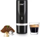 Portable Electric Coffee Maker Espresso Machine Mini Compatible with Ground Coff