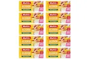 250pc Multix Reclosable Slider Sandwich Bags Zip Lock Food Saver Clear 20x18cm