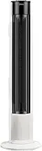 Operation Modes Tower Fan, 60° Oscillating Fan for Home/Office, Portable Bladeless Standing Fan 2H Timer, White