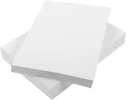 KALLORY 500 Sheets A5 Cardboard Paper Blank Printer Paper for Crafts DIY Printing