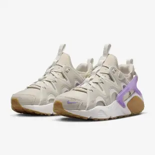 【NIKE 耐吉】休閒鞋 運動鞋 W NIKE AIR HUARACHE CRAFT 女鞋 米紫(DQ8031103)