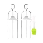 Bbq Skewers Kebab Skewers Bbq Skewers for Grilling Meat Veggies Shrimp Kabob