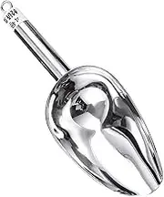 Mikinona Stainless Steel Ice Scoop for Crushed Ice Candy Nuts Kitchen Grain Scoop Multi-Purpose Home Supplies