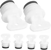 6pcs Hot Water Bag Plug Spare Parts Rubber Stopper For Hot Water Bottle Leakproof Water Bag Sealing Covers Reusable Rubber Sealers