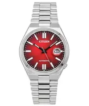 Citizen Tsuyosa Stainless Steel Burgundy Dial Automatic NJ0150-56W Mens Watch