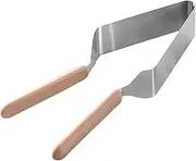 Cake Clamp Slicer - Stainless Steel Divider, Baking Pie Tool, Triangle Cutter | Accurate Cake Cutting Guide Structure, Nonstick Device Balanced Control Serving Tarts, Slices, Layers, Brownies