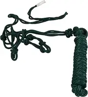 Rope Halter, Horse Rope Training Halter, Pull Rope Halter, Multi Knots Safe Wearable Weaving Polyester Horse Halter for Training Daily Driving (Green)