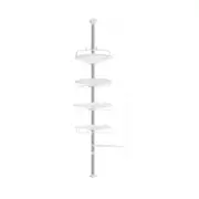 Corner Caddy Bathroom Storage White Organizer Shampoo 4 Layers