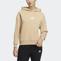 在飛比找momo購物網優惠-【adidas 愛迪達】運動服 連帽上衣 帽t 奶茶色 US