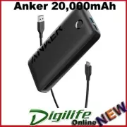 Anker 335 PowerCore 20,000mAh Power Bank, 20W PD Charger 1xUSB-C 2xUSB-A