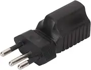 PDU UPS Power Plug Converter Adapter,USA NEMA 5-15R Receptacle to Brazil 3 Prong Power Plug Adapter