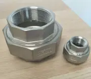 Union150# 316 Stainless Steel 1" Inch NPT Brewing Pipe Fitting