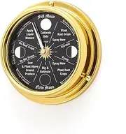 Prestige Brass Moon Gardening Clock - Lunar Harmony Guide with Moon Clocks -Essential Gardening Tool for Biodynamic & Organic Gardening - Get The Best Results and Transform Your Garden