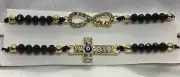 2 PC Evil Eye Bracelets Set Jewelry Unisex Bead Charm String Knot Bracelet 1712