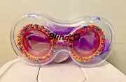 Bling 2O Girls' Grape Jelly Donut Swimming Goggles - UV Protection - Age 3+ Up