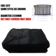 Replacement Safety Net Enclosure Fits 8-Poles 12Ft Round Trampoline Model