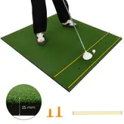 Artificial Turf Mat for Indoor and Outdoor Golf Practice Includes 2 Rubber Tees