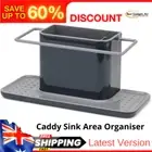 Joseph Joseph Caddy Sink Area Organiser, Large - Grey Wide Rail for Hanging Damp