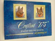1958 Picture Craft Paint by Number by Craftint # 175 2 Panels 9 x 12 Canvas